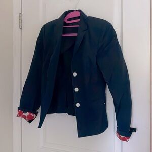 ESPIRIT COLLECTION Navy Blue Blazer Jacket